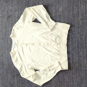 Cream button up cardigan